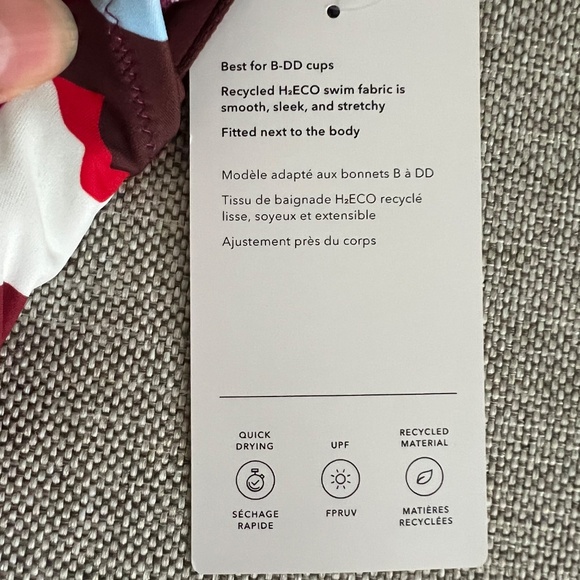 Floral Athleta Swim Suit Top - Picture 5 of 8